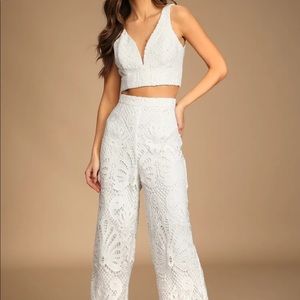 Lulu’s two piece jump suit